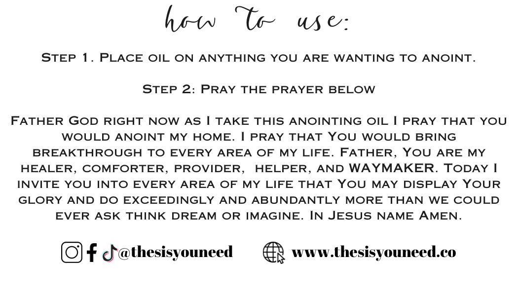 Deeper Realms Anointing Oil